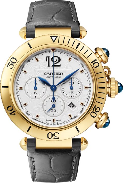 replica cartier pasha chronograph yellow gold|pasha cartier watch price.